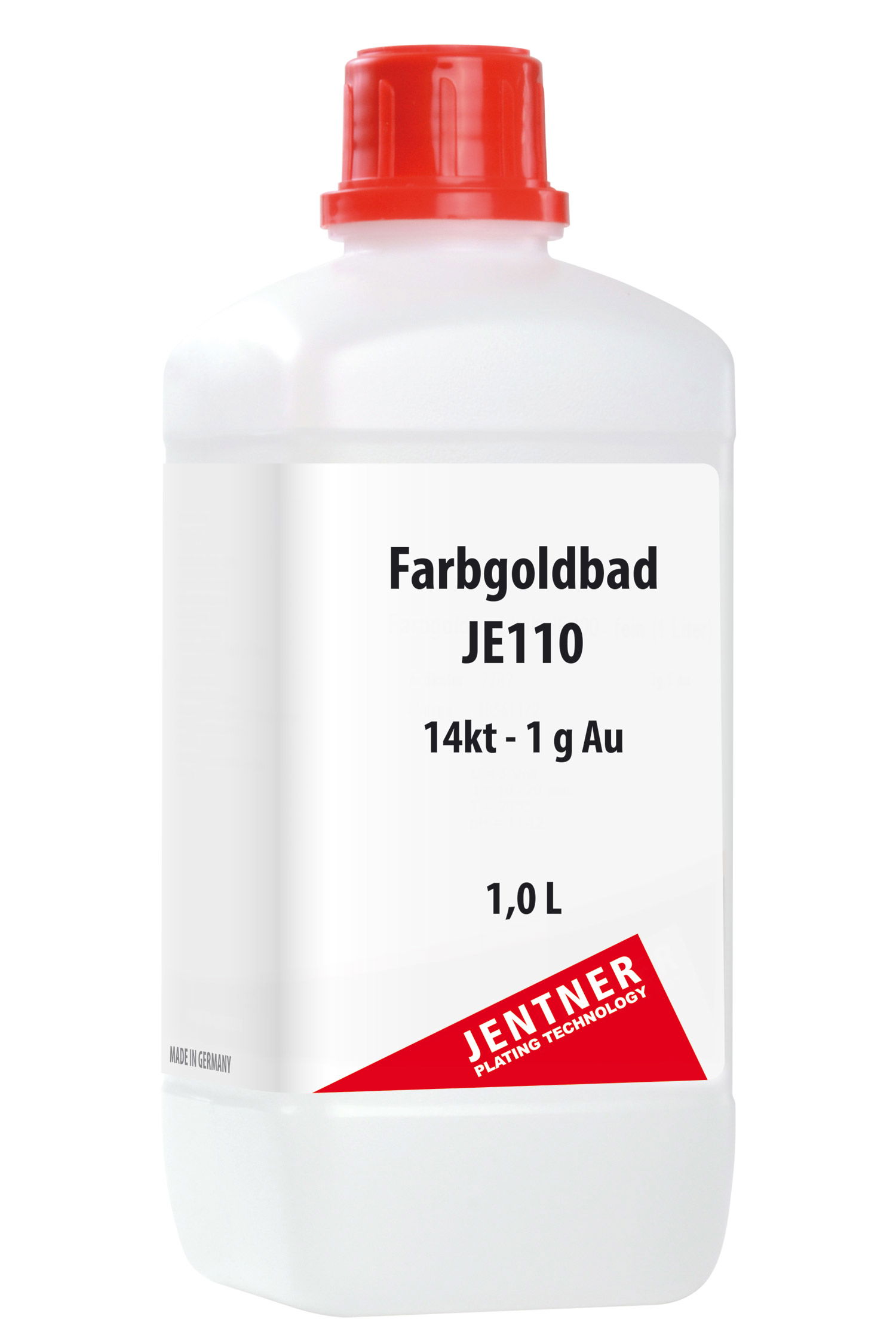 Farbgoldbad JE110 - 14kt - 1 g/L Au Farbgoldbad JE110 - 14kt - 1 g/L Au