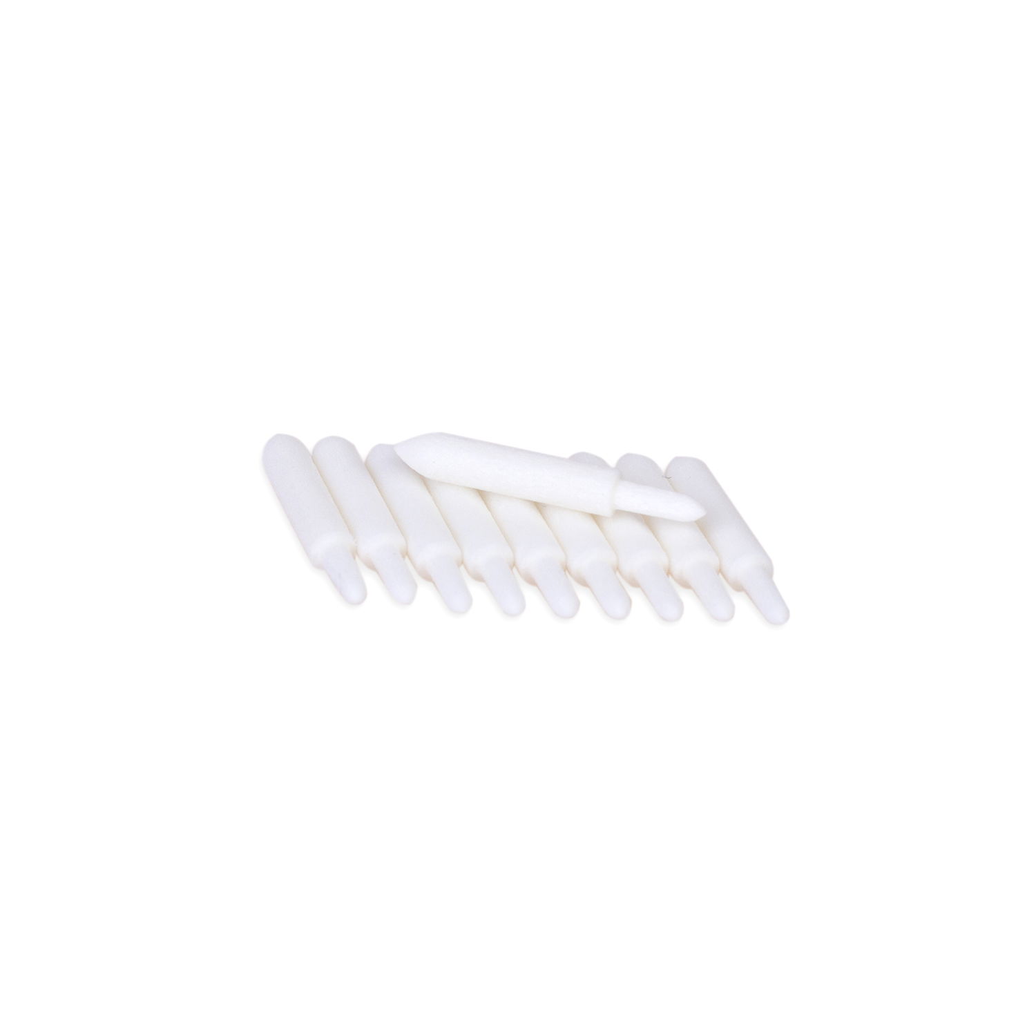 Felt tips for pen plating, thin, white (100 pieces)