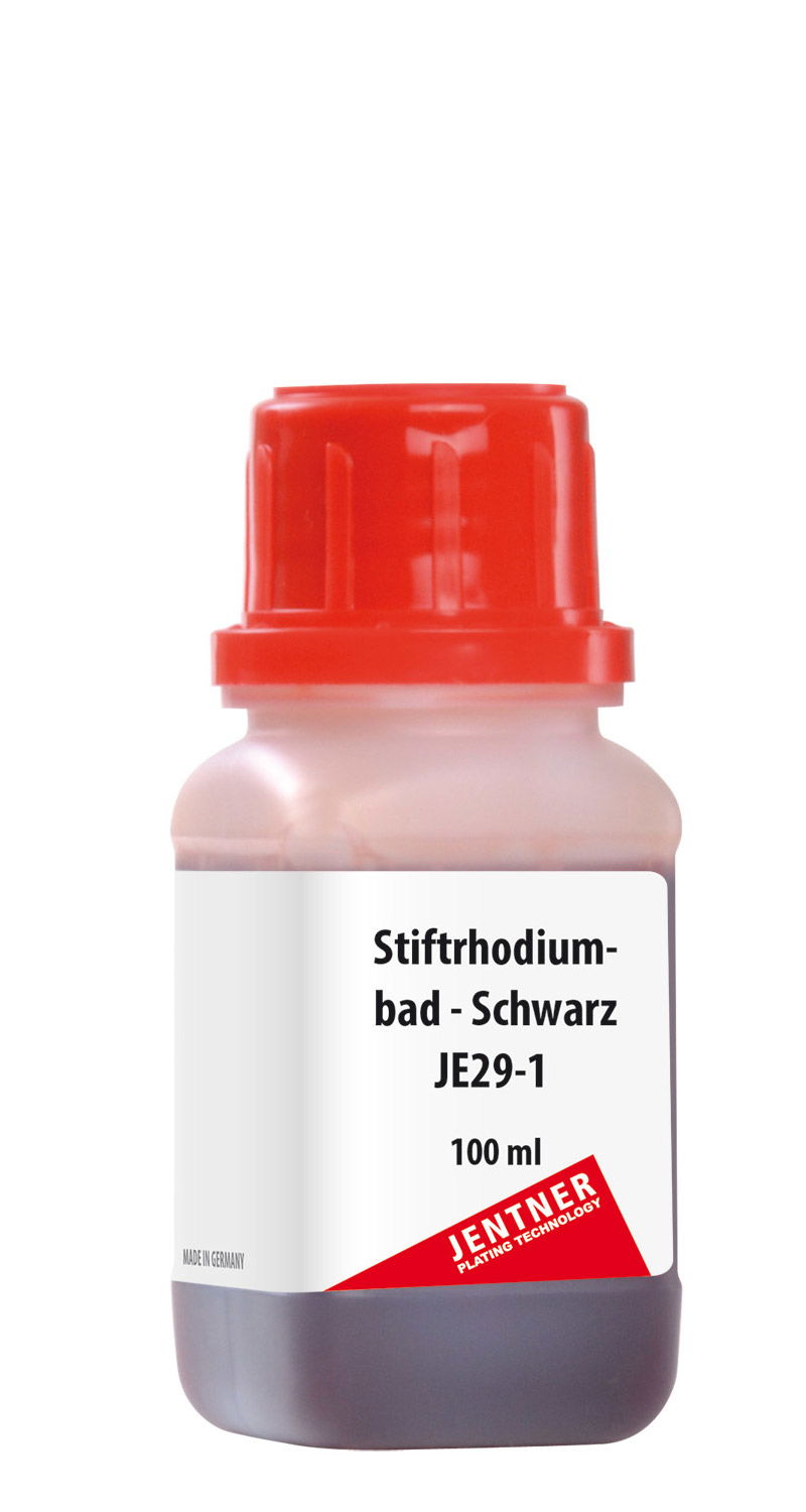 Stiftrhodiumbad JE29-1 schwarz (2 g/100 ml Rh)