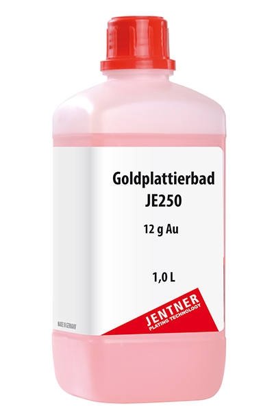 Bain de placage d'or JE250 - 12 g/L Au