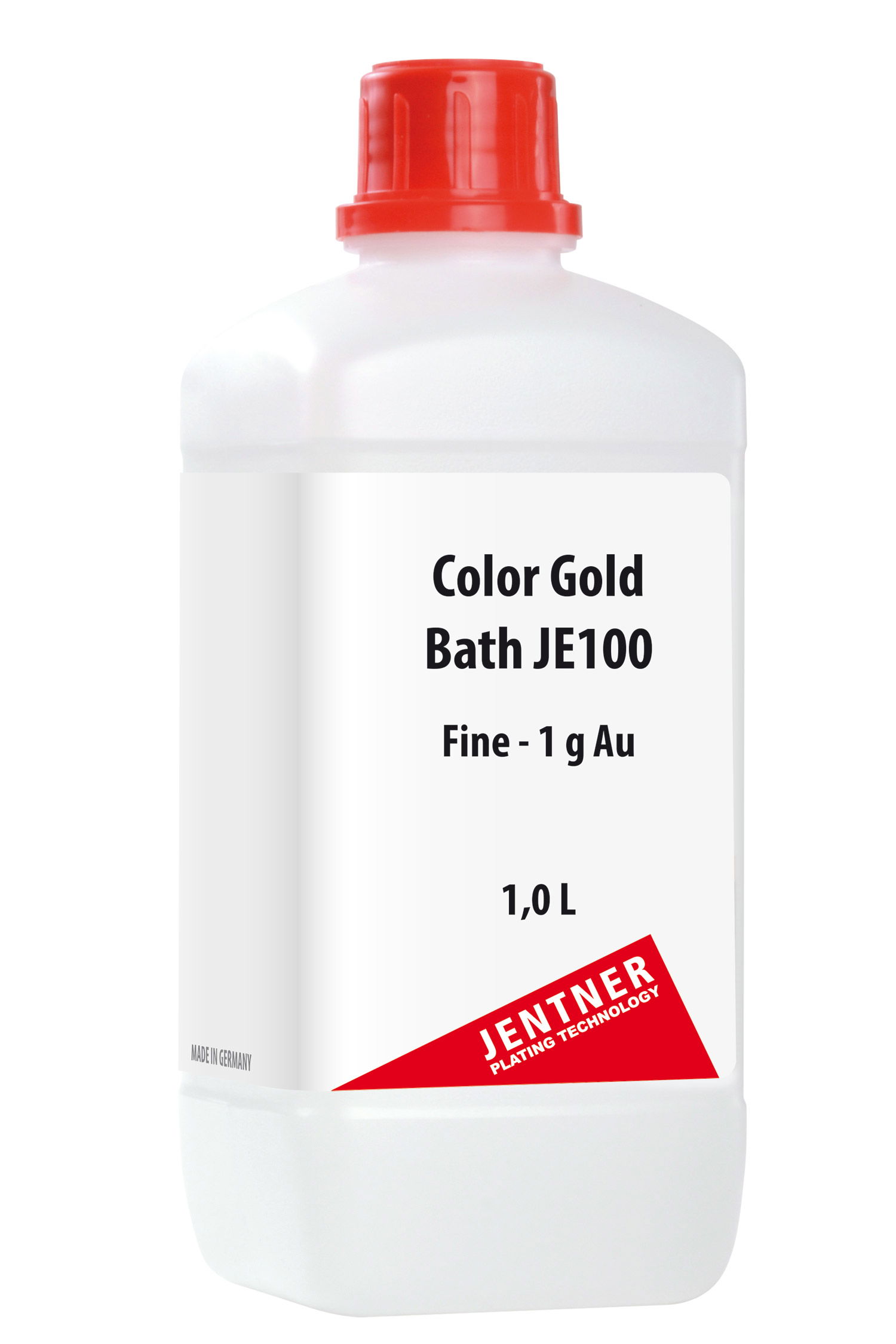 Bagno d'oro colorato JE100 - fine - 1 g/L Au Bagno d'oro colorato JE100 - fine - 1 g/L Au