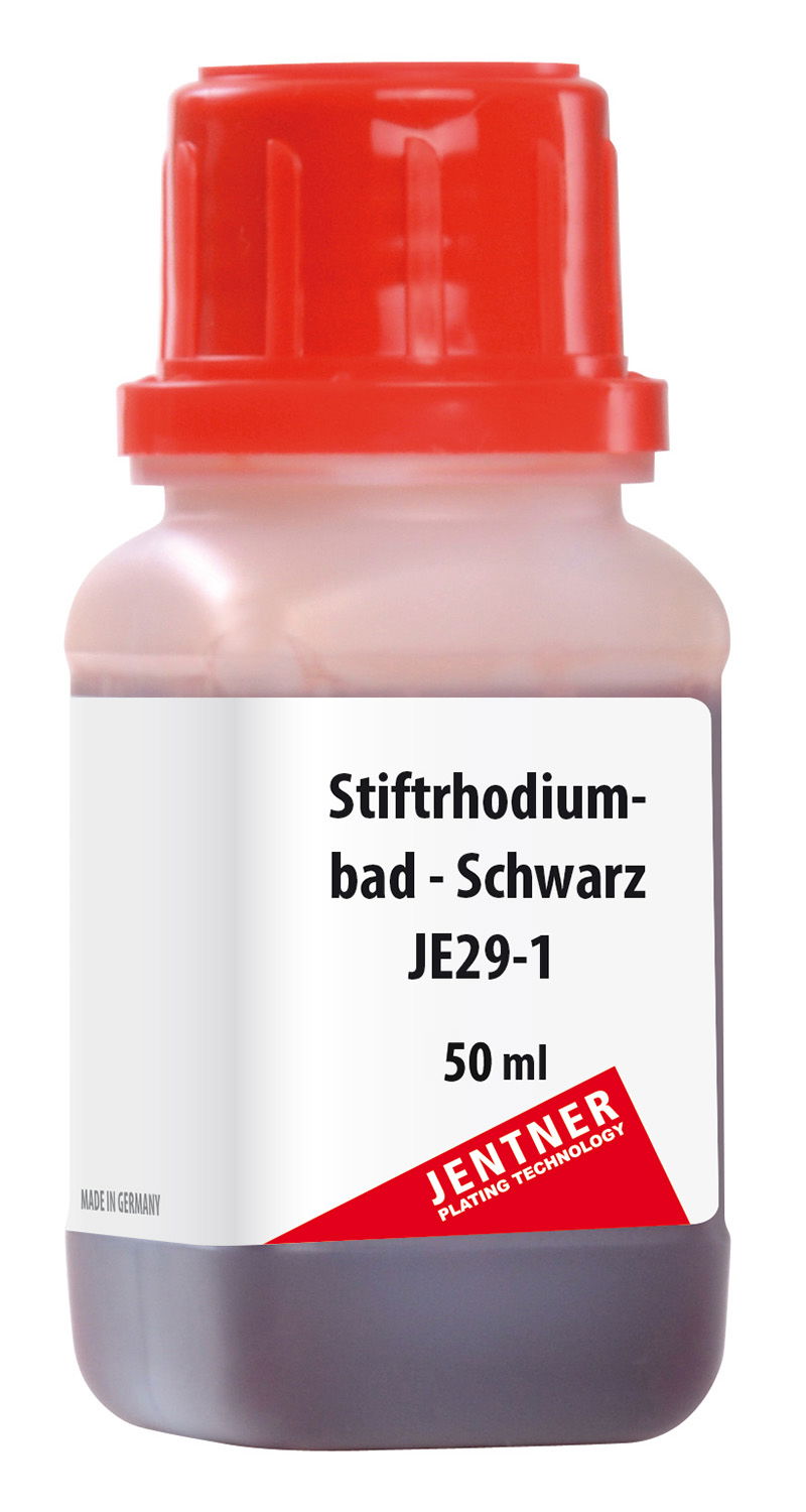 Stiftrhodiumbad JE29-1 schwarz (1 g/50ml Rh)
