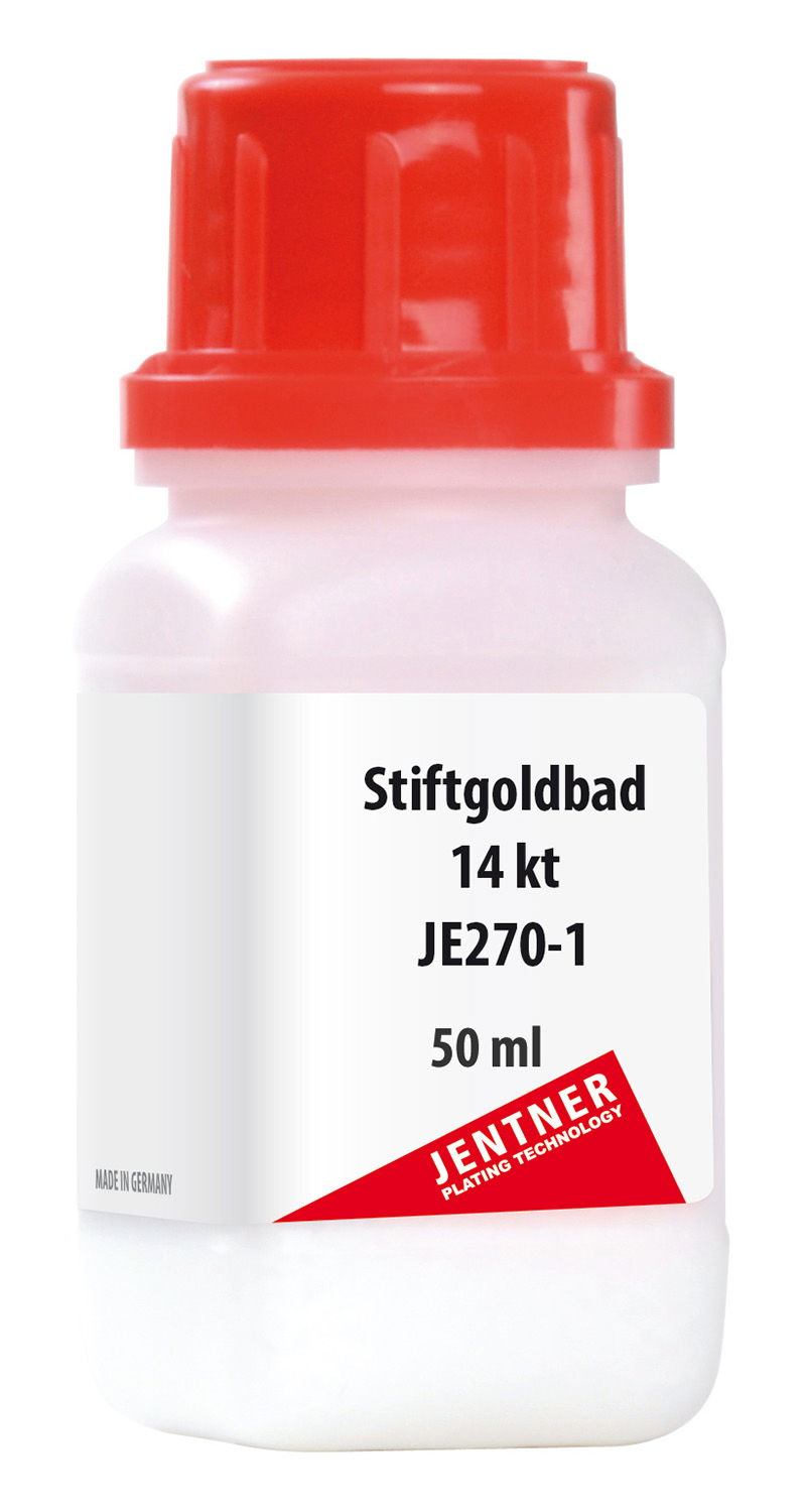 Stiftgoldbad 14kt JE270-1 (1 g/50ml) Stiftgoldbad 14kt JE270-1 (1 g/50ml)