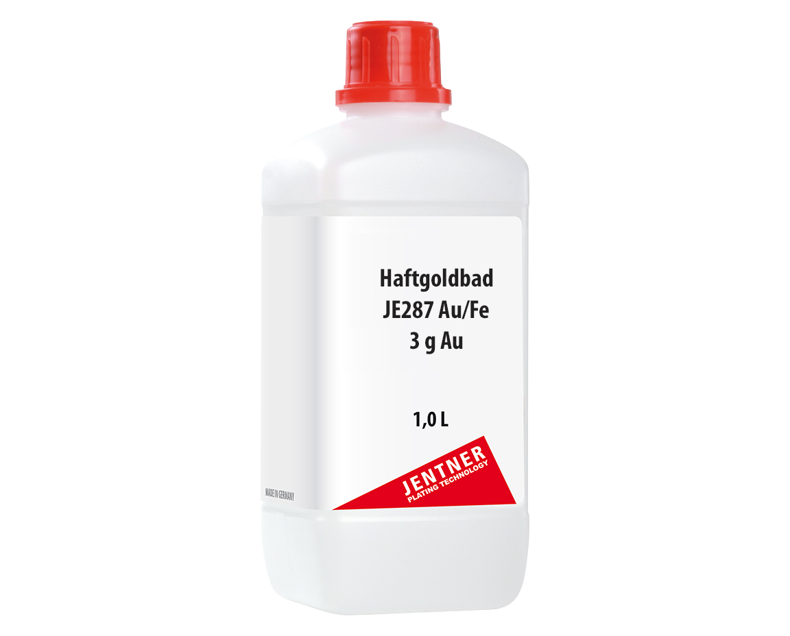 Baño de oro adhesivo JE287 Au/Fe  - 3 g/L Au