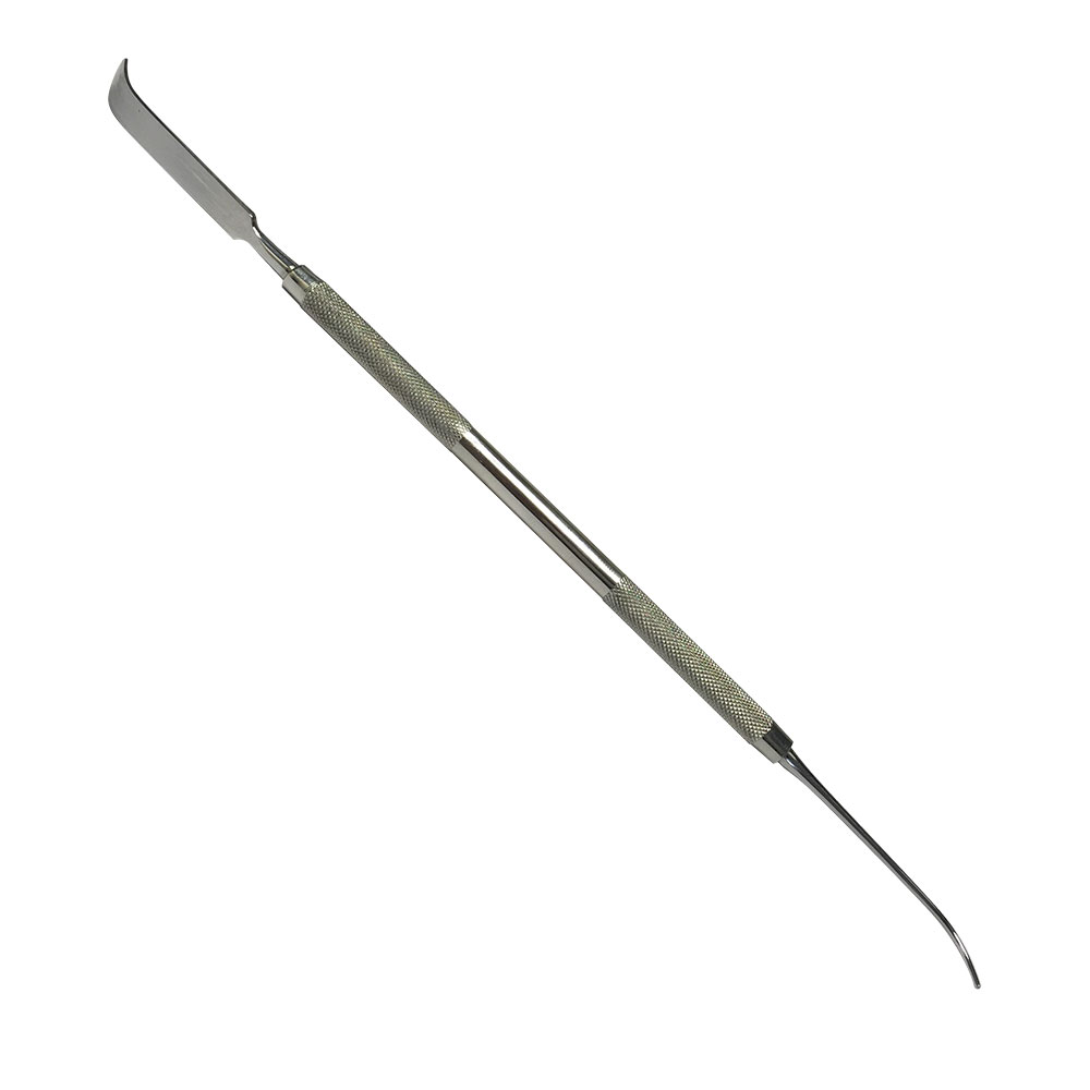 Instrumento de aplicación, curvado