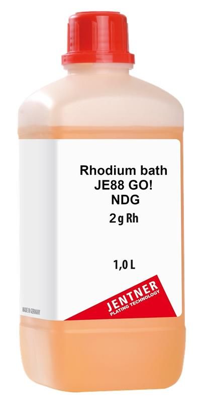 Bain de rhodium JE88-1 GO! NDG - 2 g/L Rh