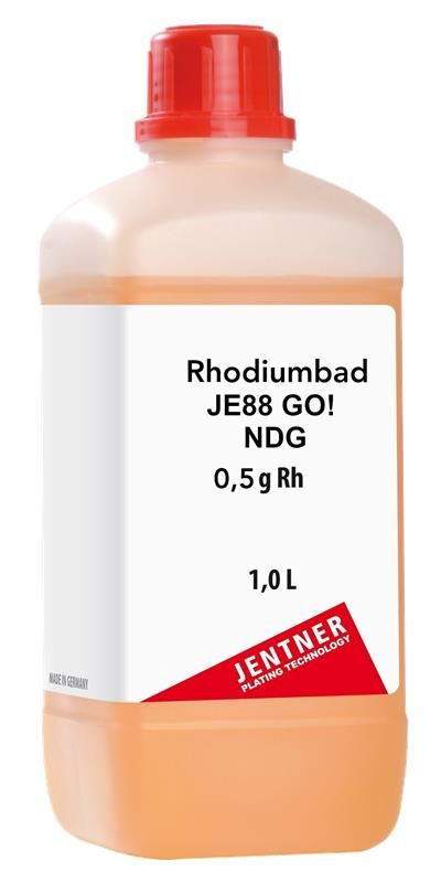 ¡Baño de rodio JE88-1 GO! NDG - 0,5 g/L Rh