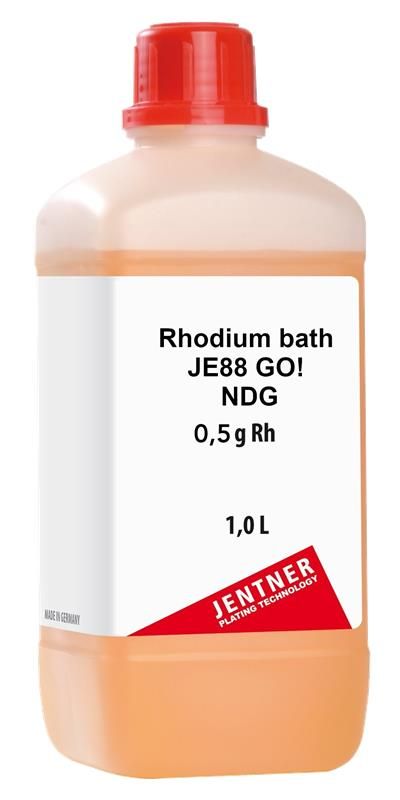 Baño de rodio JE88-1 GO! NDG - 0,5 g/L Rh